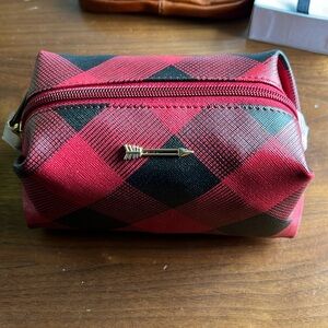 Stella & Dot Buffalo Plaid Poof